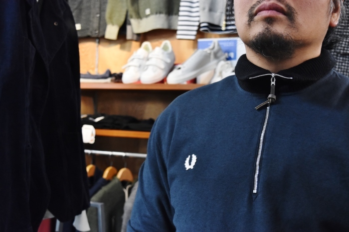 Nigel Calbourn × FRED PERRY ・・・ HALF ZIP SWEAT SHIRTS!★!_d0152280_17475163.jpg