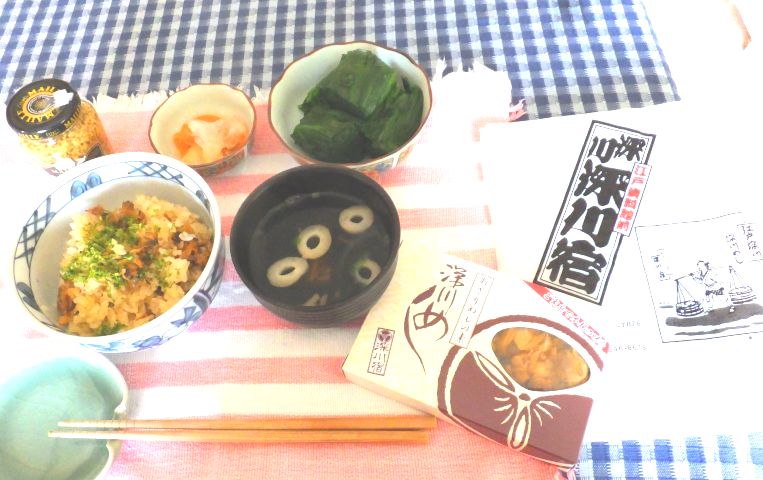 深川丼どんと完食春隣_a0166324_23501915.jpg