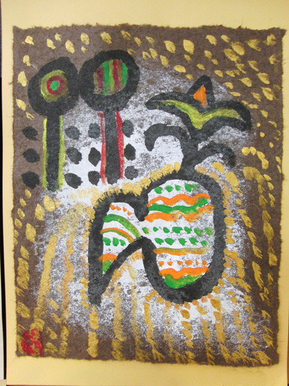 絵画 ~ トンパ文字から描く絵画 ~_e0222340_15554858.jpg