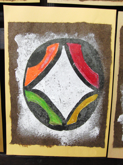 絵画 ~ トンパ文字から描く絵画 ~_e0222340_15561363.jpg