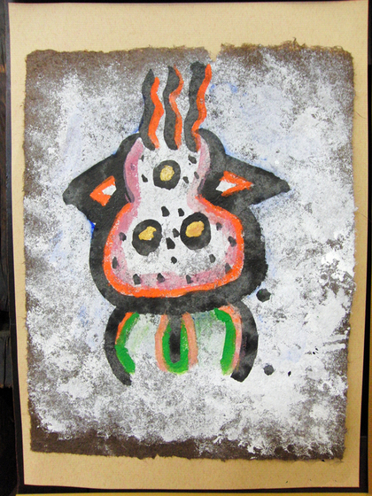 絵画 ~ トンパ文字から描く絵画 ~_e0222340_1557146.jpg