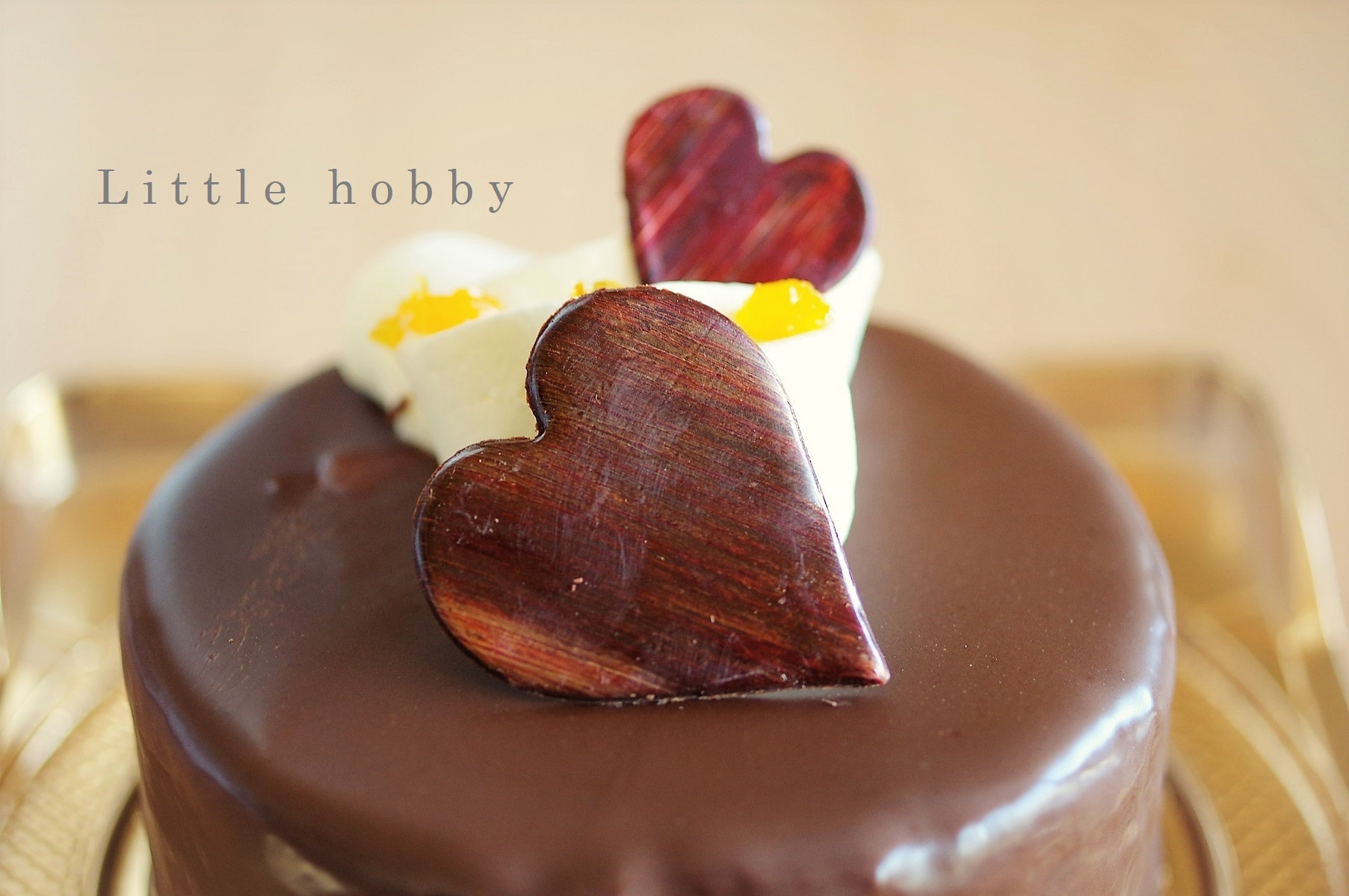 アンリシャルパンティエのハートのチョコレートケーキ　(くらし部門) - Little hobby