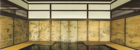 宅配 千住博】絵柄5種展開 大徳寺聚光院伊東別館「砂漠」②襖絵右側 絵画