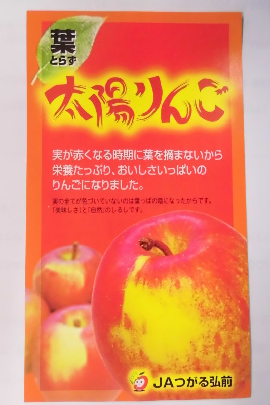 りんごの美味しい話 サンふじ と 太陽ふじ 葉取らずふじ の違い 岡マルカちゃんのベジフル日記