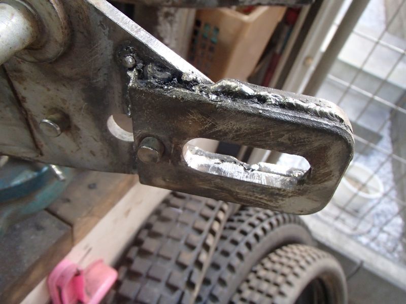 加工後未使用 セロー225 13センチロンスイ ロングスイングアーム 送料