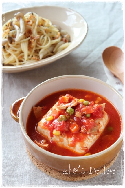 手軽にもう一品 あったか豆腐のツナベジトマトスープ おうちで家庭科ラボラトリー 料理と手しごと