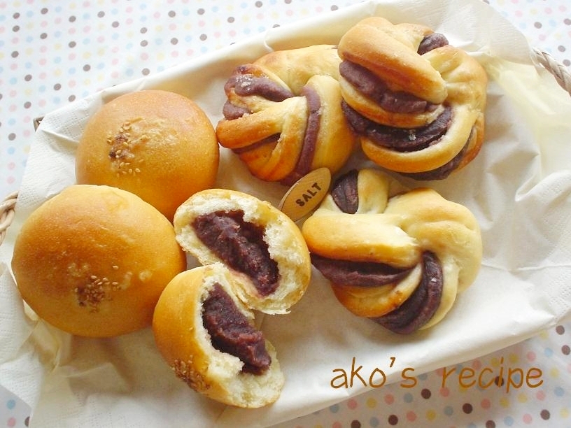 ふたつの形でかわいい塩あんぱん おうちで家庭科ラボラトリー 料理と手しごと ふたつの形でかわいい塩あんぱん おうちで家庭科ラボラトリー 料理と手しごと