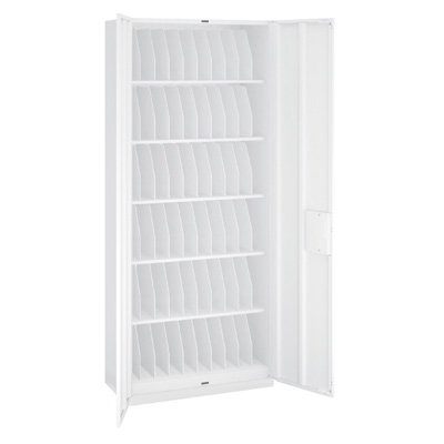 カルテなどの情報漏えい対策に！カギ付カルテ棚が登場！ : オフィス