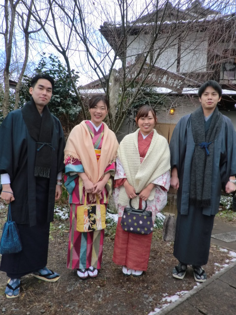 寒い日でしたが お着物で金閣寺まで 京都嵐山 着物レンタル 遊月 徒然日記