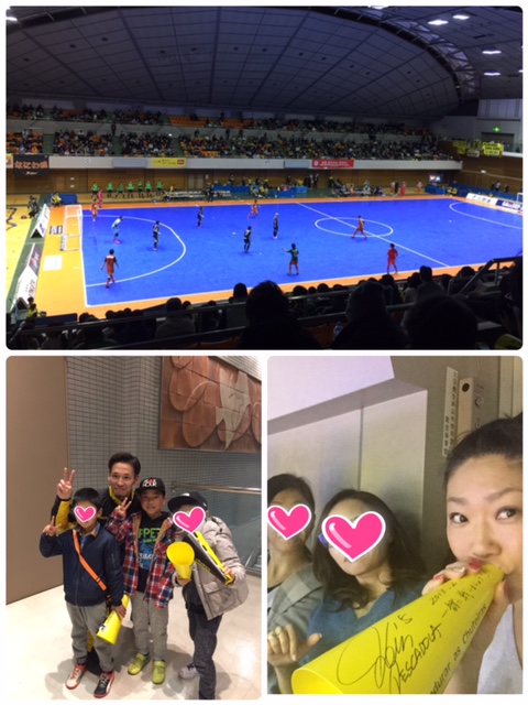 フットサルの試合観戦(^^♪_c0294909_1443527.jpg