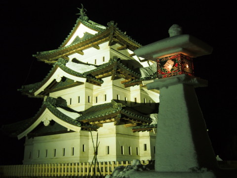 弘前城雪燈籠まつり*2017.02.11_b0147224_18165770.jpg