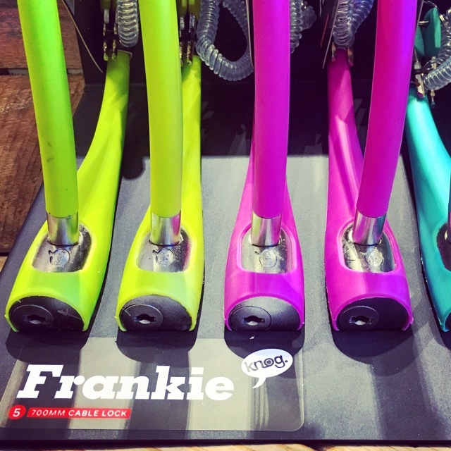 Knog 新作ロック Frankie フランキー ノグ おしゃれロック 自転車ロック おしゃれ自転車 リピトデザイン サイクルショップ リピト イシュタール スタッフのあれこれそれ