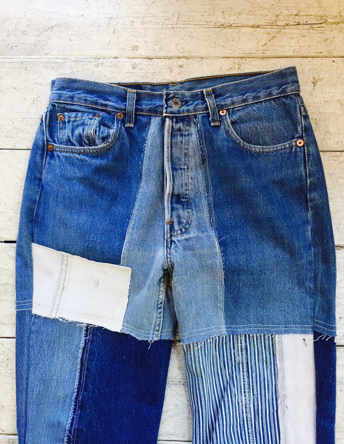 REMAKE \"LEVI\'S\" DENIM PANTS　_c0177238_11511299.jpg