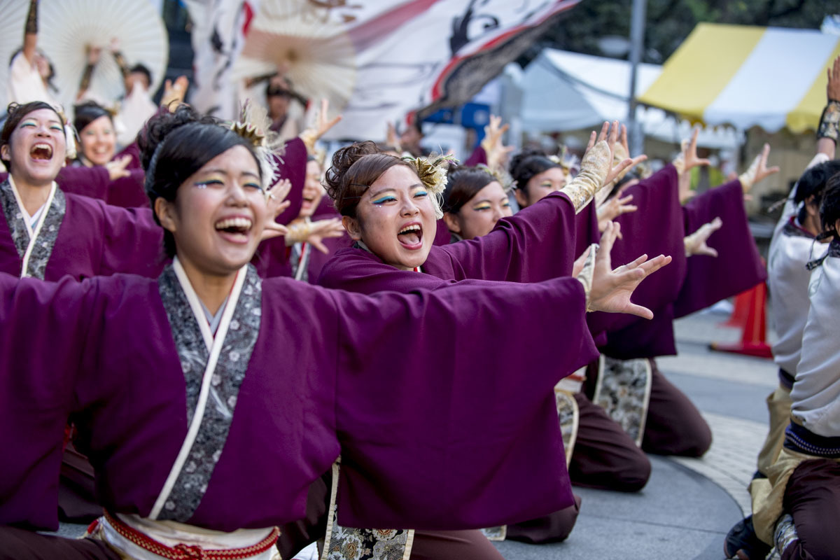 16池袋よさこい Kagura Tamaranyのお散歩2