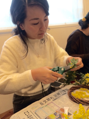 ミモザのワークショップに行く途中、「遅刻したくない」という思いがひっかかる_f0245967_23082314.jpg