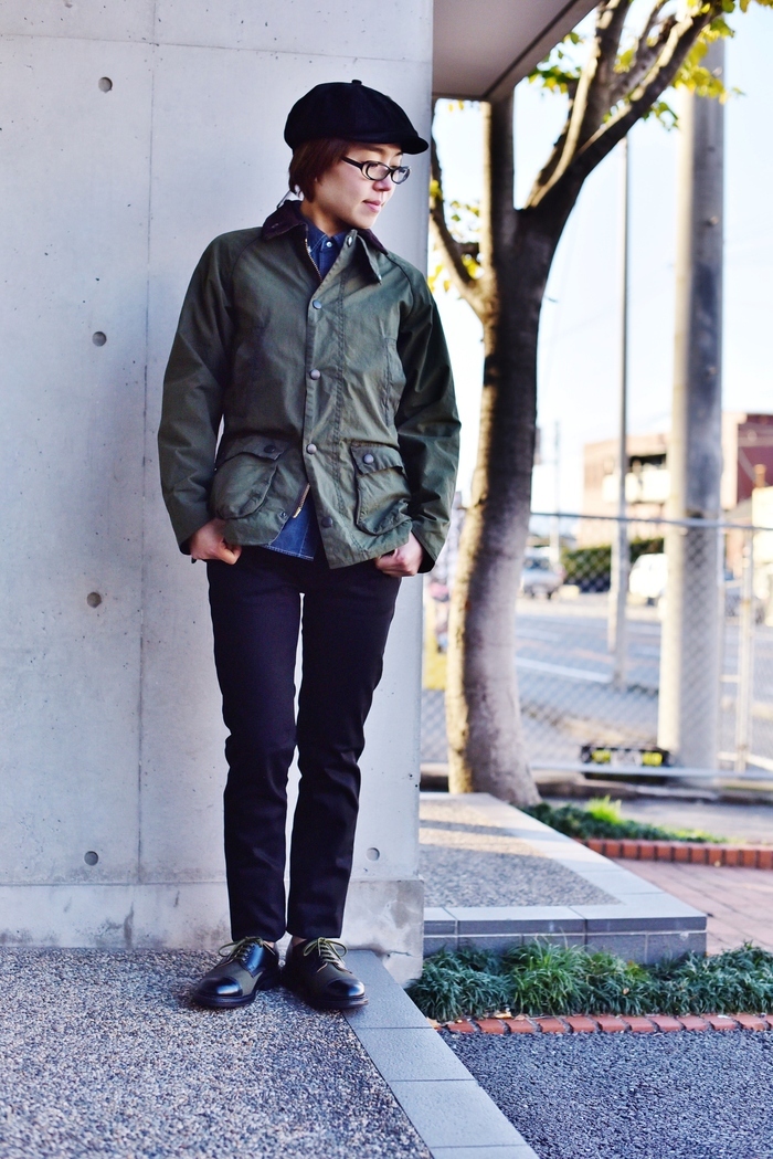 限定Babour ・・・ WASHED BEDALE JACKET 。。。残僅かです・・・小さい方へ・痩せた方へ_d0152280_16103581.jpg