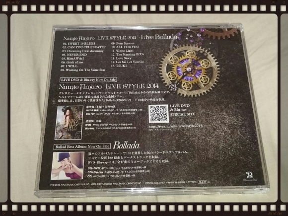 安室奈美恵 / LIVE STYLE 2014 ~ Live Ballada ~_b0042308_01005327.jpg
