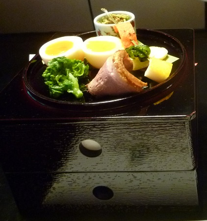 新年会・素敵な鮫小紋のお客様・瓢樹さんのお料理。_f0181251_1562088.jpg