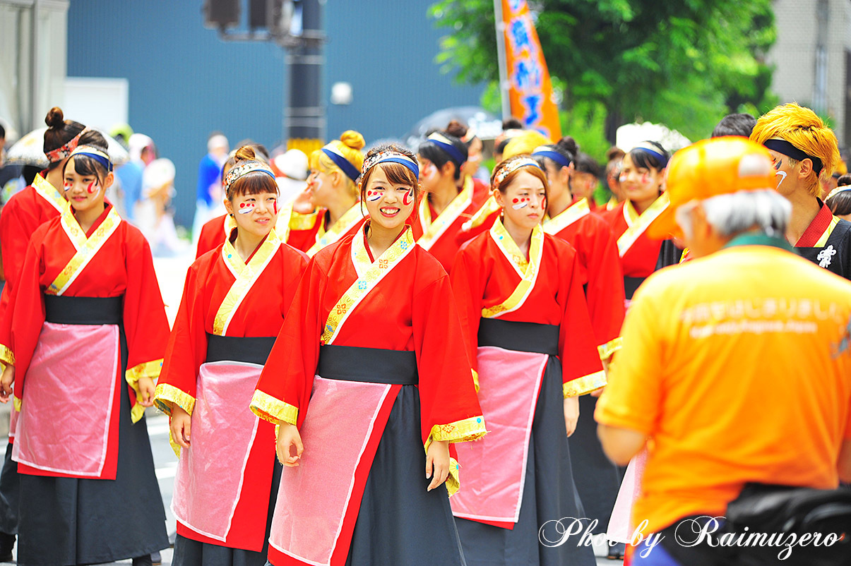 銭形よさこい2016 岡山うらじゃ連 四季 駅通会場_b0342253_15500124.jpg