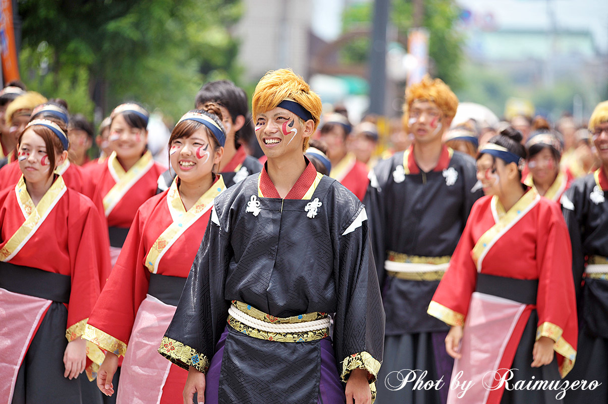 銭形よさこい2016 岡山うらじゃ連 四季 駅通会場_b0342253_15514265.jpg