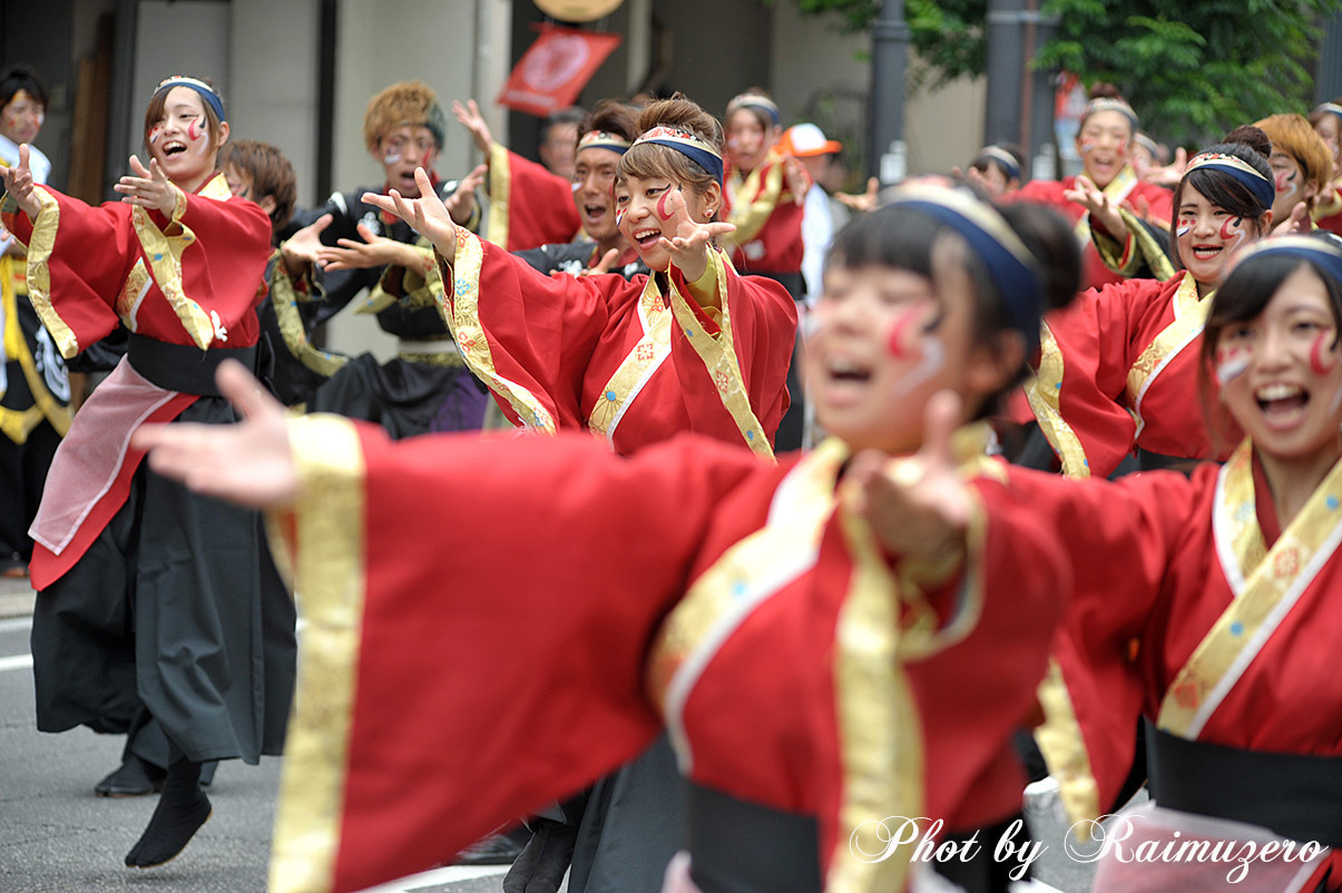 銭形よさこい2016 岡山うらじゃ連 四季 駅通会場_b0342253_15533696.jpg