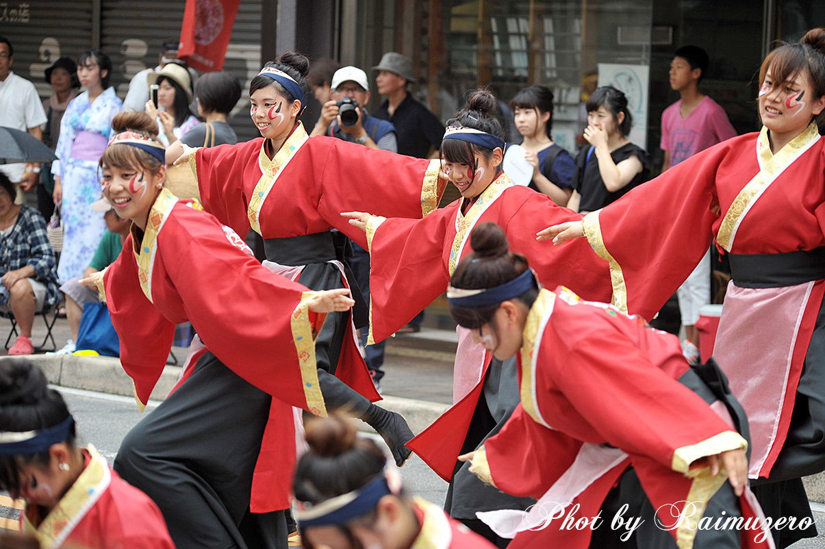 銭形よさこい2016 岡山うらじゃ連 四季 駅通会場_b0342253_15534795.jpg