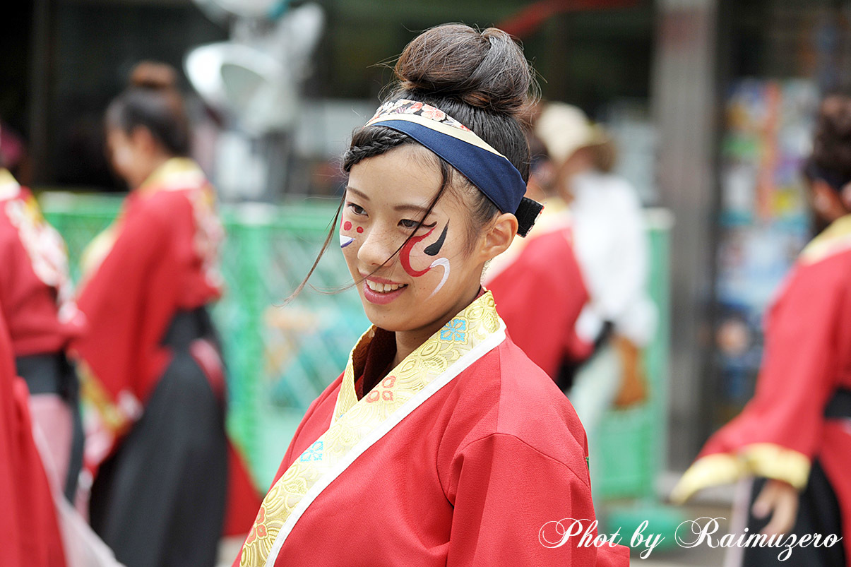 銭形よさこい2016 岡山うらじゃ連 四季 駅通会場_b0342253_15540038.jpg