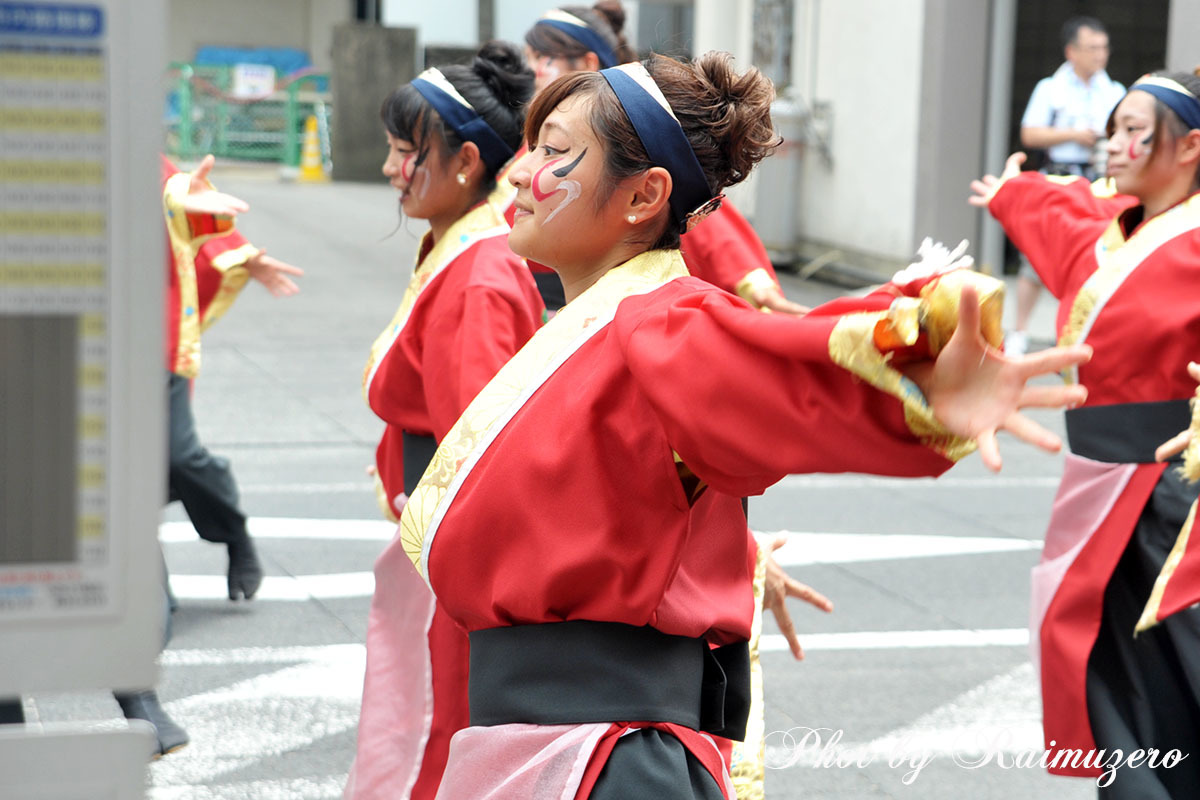 銭形よさこい2016 岡山うらじゃ連 四季 駅通会場_b0342253_15553665.jpg