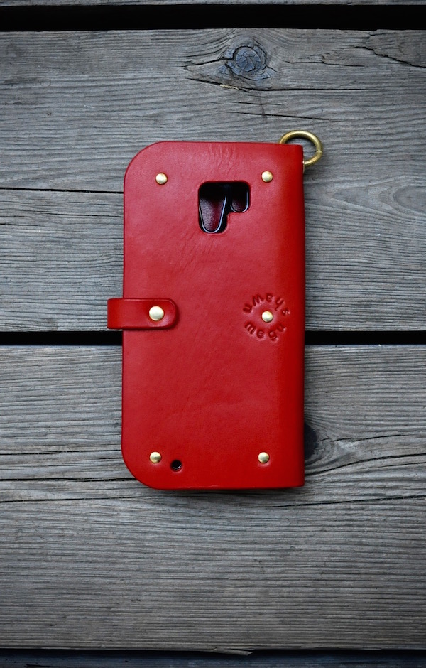smart phone leather case_b0172633_20333484.jpg