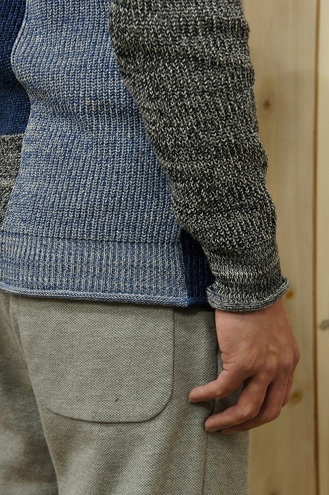 快適春夏ニット！【wjk】【ダヴル・ジェイ・ケイ】6817 kw55f crazy summer knit [59/navy neck]☆そして、箱。_b0108653_00042976.jpg