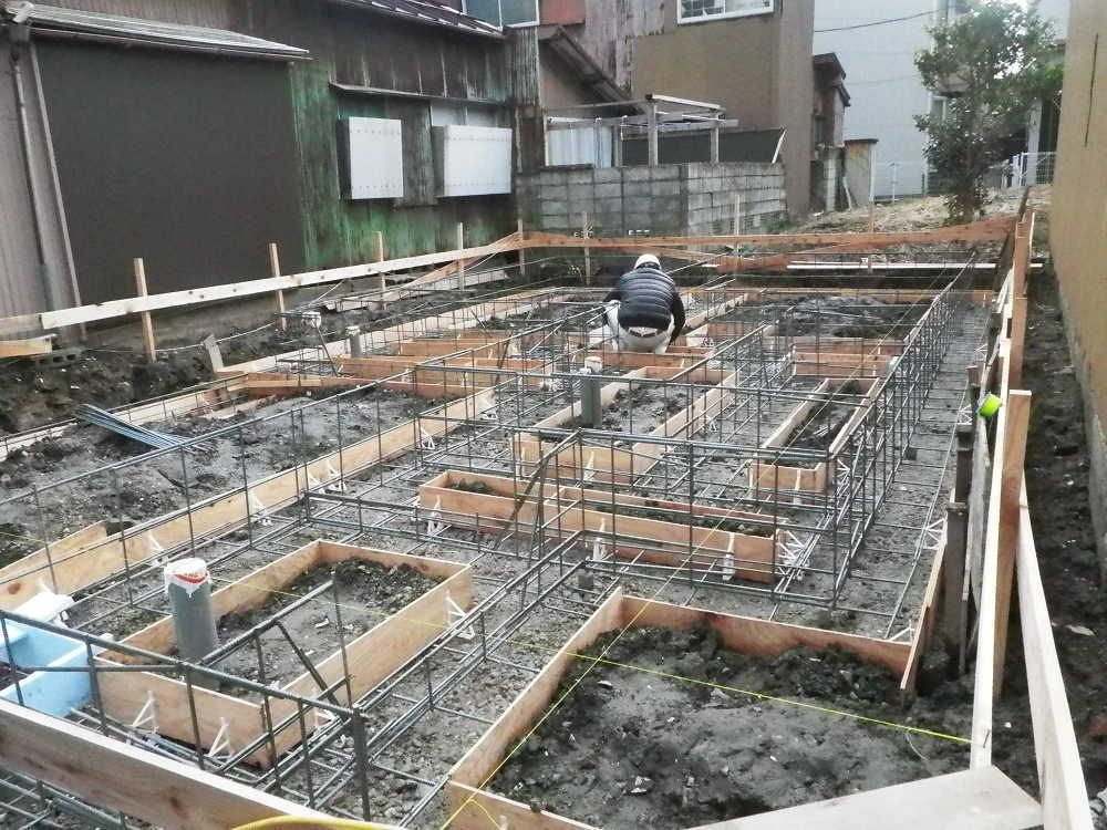 白山浦の家 地盤改良工事と基礎工事_b0349892_22020827.jpg