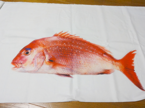 鯛のぬいぐるみ製作 完結編 オリジナル布のオーダーについて Maruwa Taroのfelt Factory
