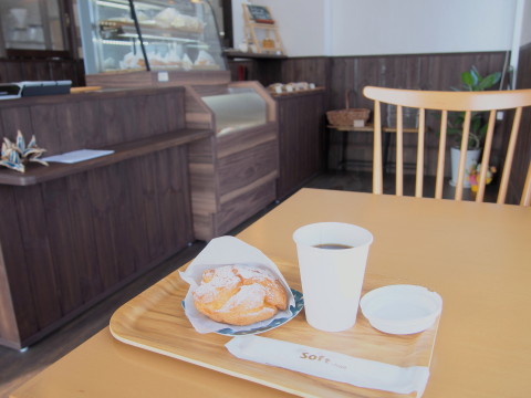 海老アボカドベーグル&梵珠シュー:Pommielポムミエル(青森市)_b0147224_21534463.jpg