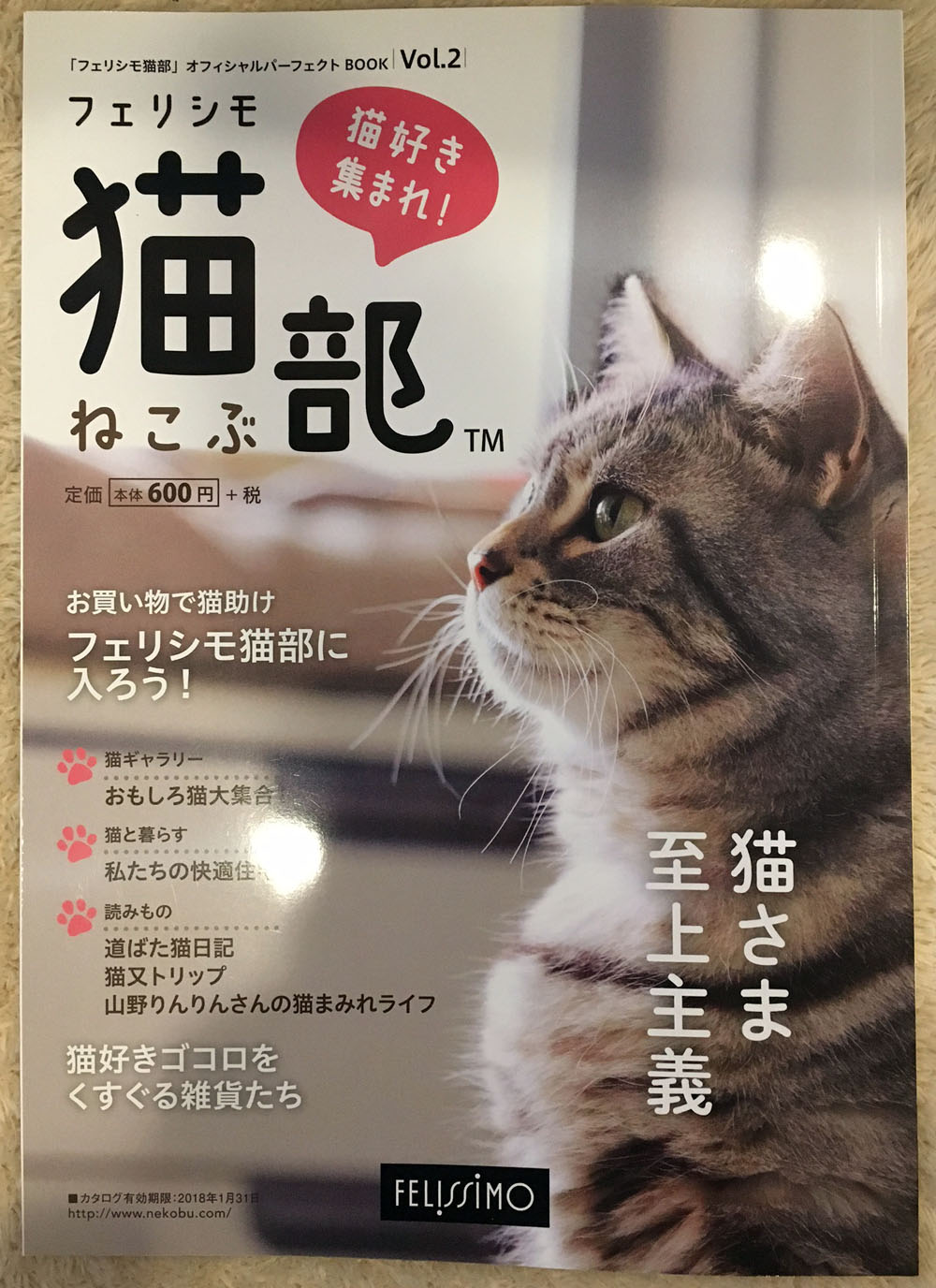 フェリシモ猫部オフィシャルパーフェクトBOOK Vol.2_d0118933_963071.jpg