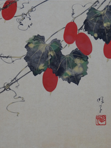 烏瓜の絵 お嫁入り_e0240147_16220016.jpg