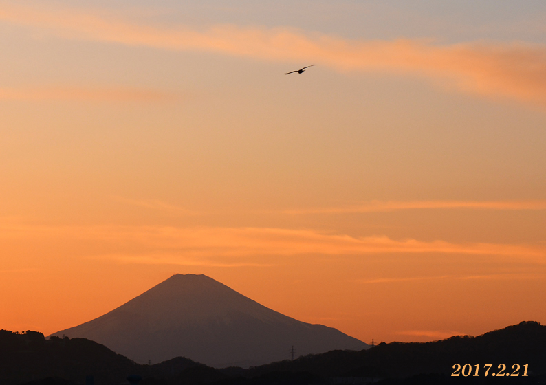 雲？ 煙？　『90km先の富士山』_d0251161_09481974.jpg