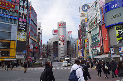 2月22日(水)今日の渋谷109前交差点_b0056983_11560794.jpg