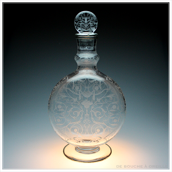 Baccarat \"Michelangelo\" アンティーク オールド バカラ ミケランジェロ カラフェ・デカンタ 1_d0184921_12271639.jpg