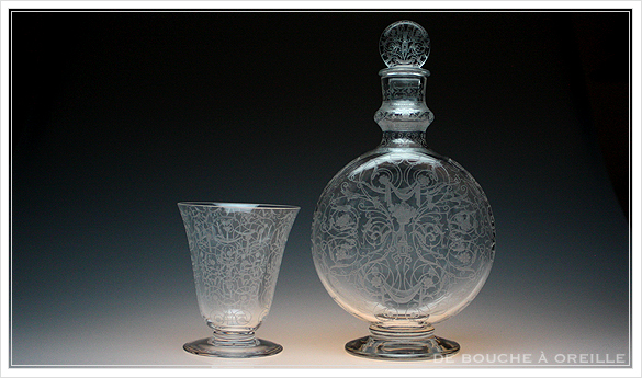 Baccarat \"Michelangelo\" アンティーク オールド バカラ ミケランジェロ カラフェ・デカンタ 1_d0184921_12415123.jpg