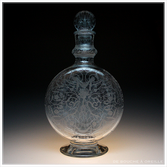 Baccarat \"Michelangelo\" アンティーク オールド バカラ ミケランジェロ カラフェ・デカンタ 1_d0184921_133788.jpg