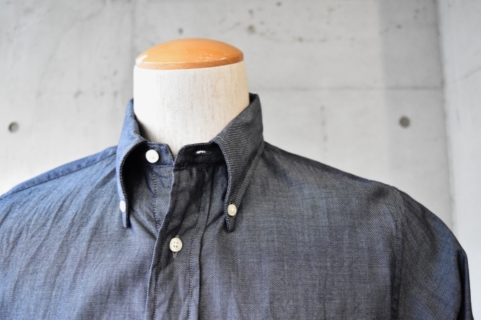 INDIVIDUALIZED SHIRTS ・・・ DENIM Shambre B/D SHIRTS!★!_d0152280_09122601.jpg
