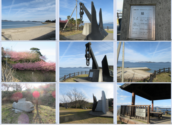 今治市大角海浜公園の水仙と河津桜と多くの種類の春の雲…2017/2/18_f0231709_18205688.png