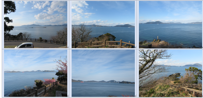 今治市大角海浜公園の水仙と河津桜と多くの種類の春の雲…2017/2/18_f0231709_18222947.png