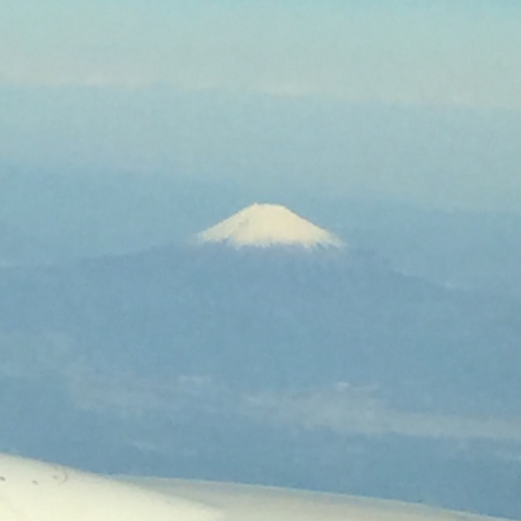 16年12月ソウル 14★新年早々のきれいな富士山_d0285416_22493494.jpg