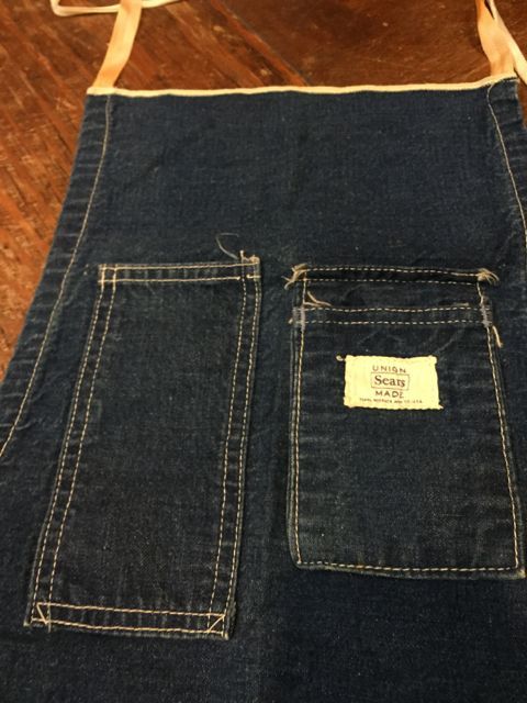  2/25(土）入荷！６０s　SEARS vintage denim　APRON エプロン！_c0144020_15191529.jpg