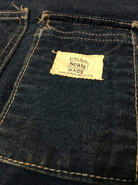  2/25(土）入荷！６０s　SEARS vintage denim　APRON エプロン！_c0144020_15191974.jpg