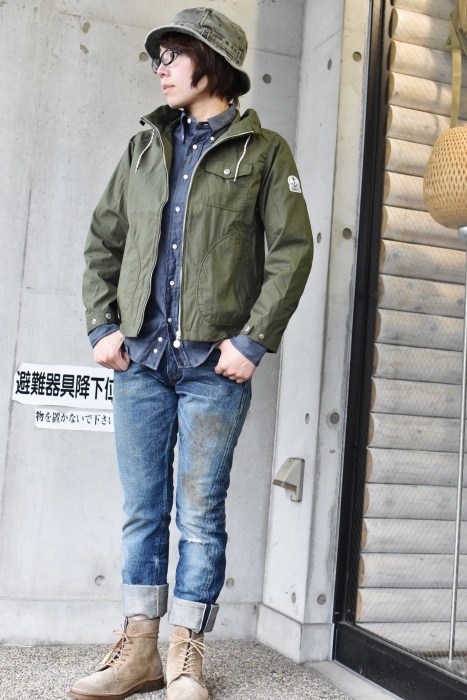 シャツ感覚のJACKET・其の① FIDELITY ・・・ Military HOODED JACKET!★!_d0152280_16225445.jpg