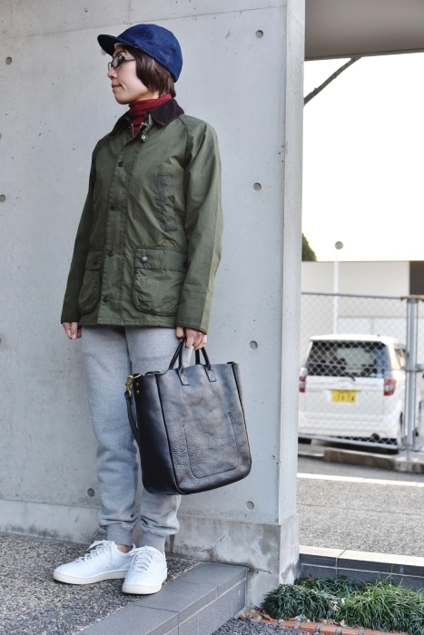 SLOW ・・・ LEATHER 2WAY TOTE BAG!★!_d0152280_16592877.jpg