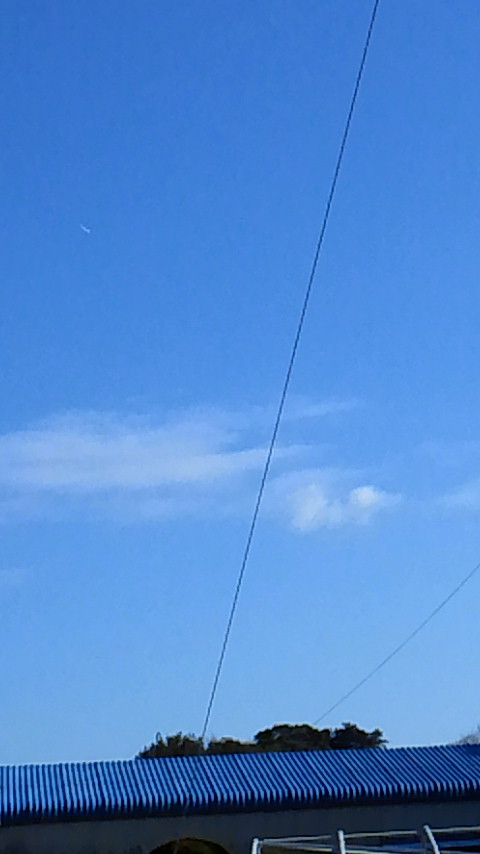 ついに我が家の上空で「銀色の葉巻型UFO」撮影に成功！？２：羽のないジェット旅客機のようだった！_a0348309_10271162.jpg