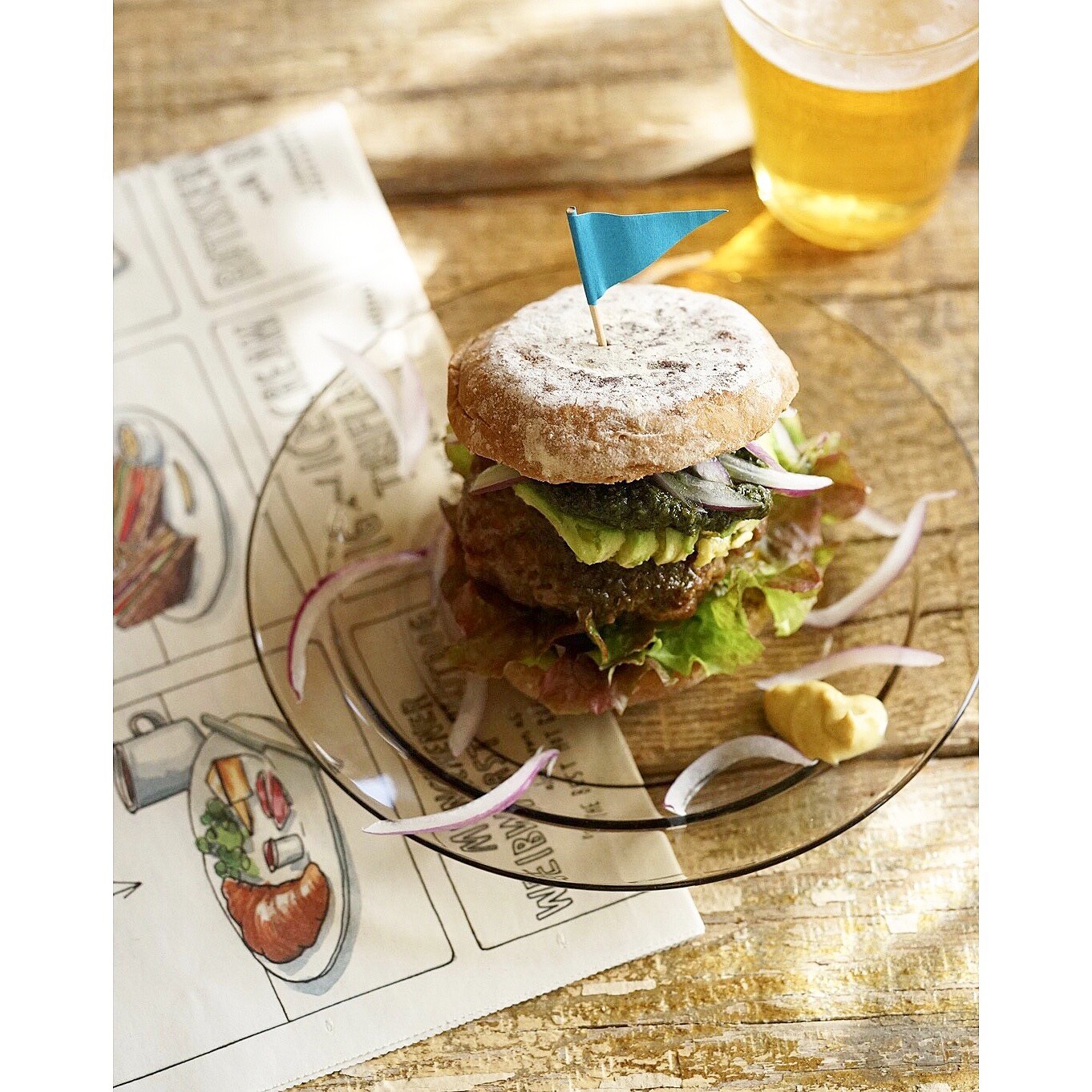 ラムバーグ たまにはレシピ_b0228252_17110352.jpg